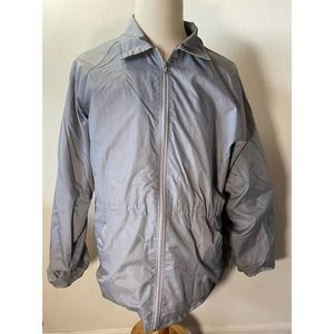 𝅺WENTWORTH Mens gray windbreaker Sz L